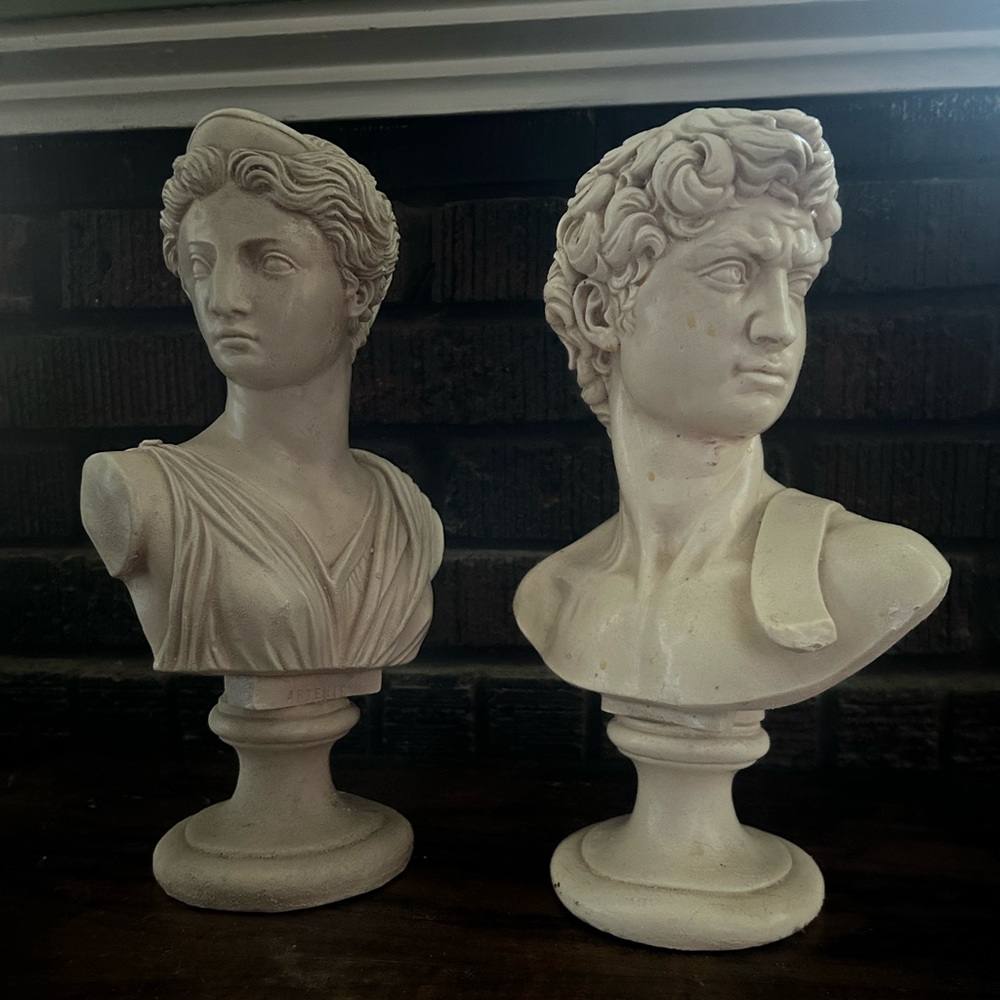 Classic Bust Sculptures Set